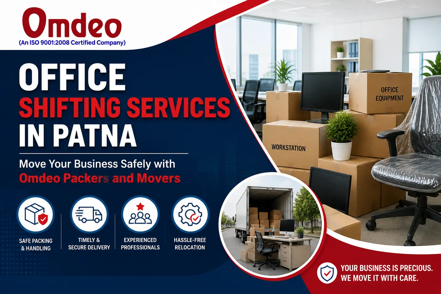 Office Shifting Services in Patna | Omdeo Packers and Movers